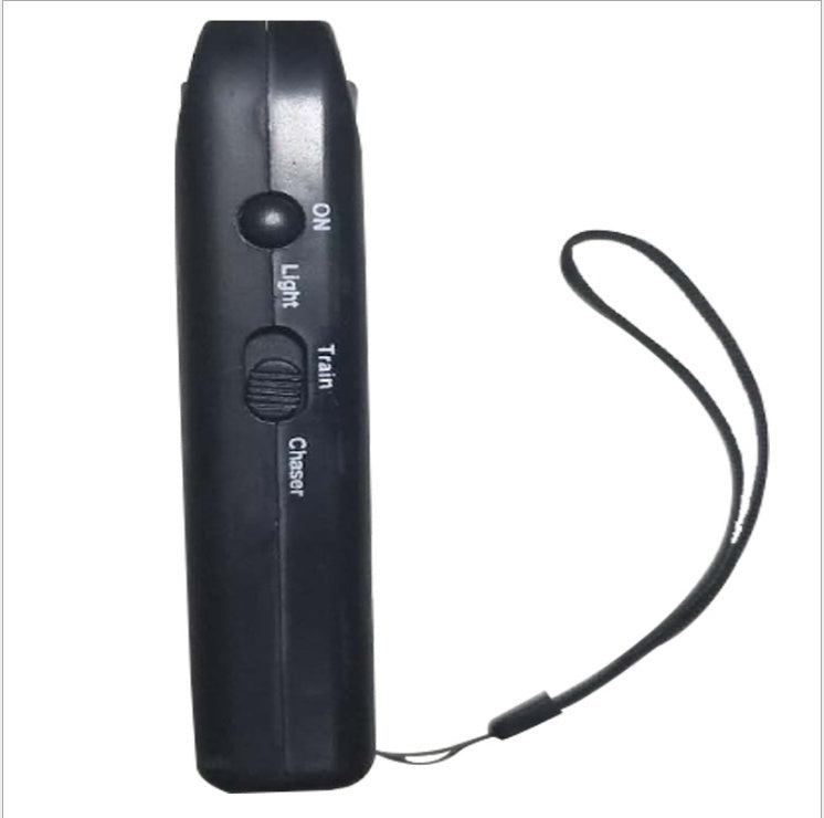 HKM-3375805 Ultrasonic Dog Repellent and Trainer Device with Flashlight Function