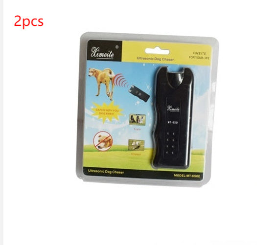 HKM-3375805 Ultrasonic Dog Repellent and Trainer Device with Flashlight Function