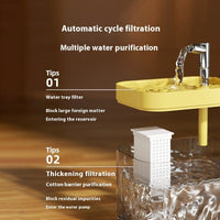HKM-3376189 Automatic Cat Water Fountain with Multi-Color Options and USB Power Supply