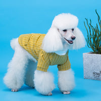 HKM-3376701 Cozy Cotton Dog Suits for Autumn and Winter - Available in Red and Yellow, Sizes S to XXXL