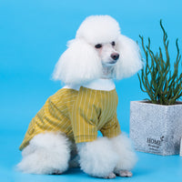 HKM-3376701 Cozy Cotton Dog Suits for Autumn and Winter - Available in Red and Yellow, Sizes S to XXXL