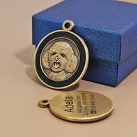 HKM-337683 Custom Metal Anti-Lost Dog Tag for Pets with Engraved Lettering