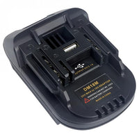 HKM-337747 Battery Adapter for Milwaukee DM18M to Makita H99F Compatibility