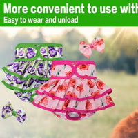 HKM-3377725 Washable Pet Dog Sanitary Pants - Polyester Diaper Panty for Female Dogs in Various Sizes