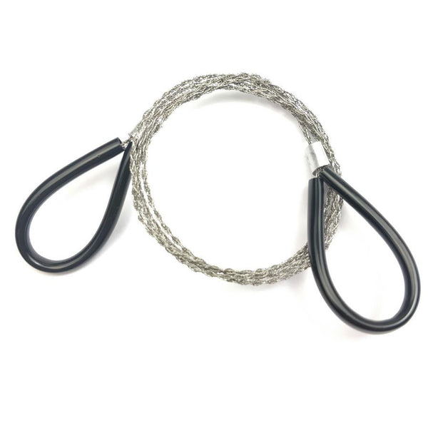 HKM-337875 Stainless Steel Wire Saw Holster with Pull Ring for Comfortable Use
