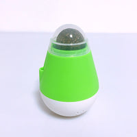 HKM-3380925 Catnip Ball Tumbler Toy for Cats – 10cm x 6.5cm x 20cm in Pink, Green, or Grey