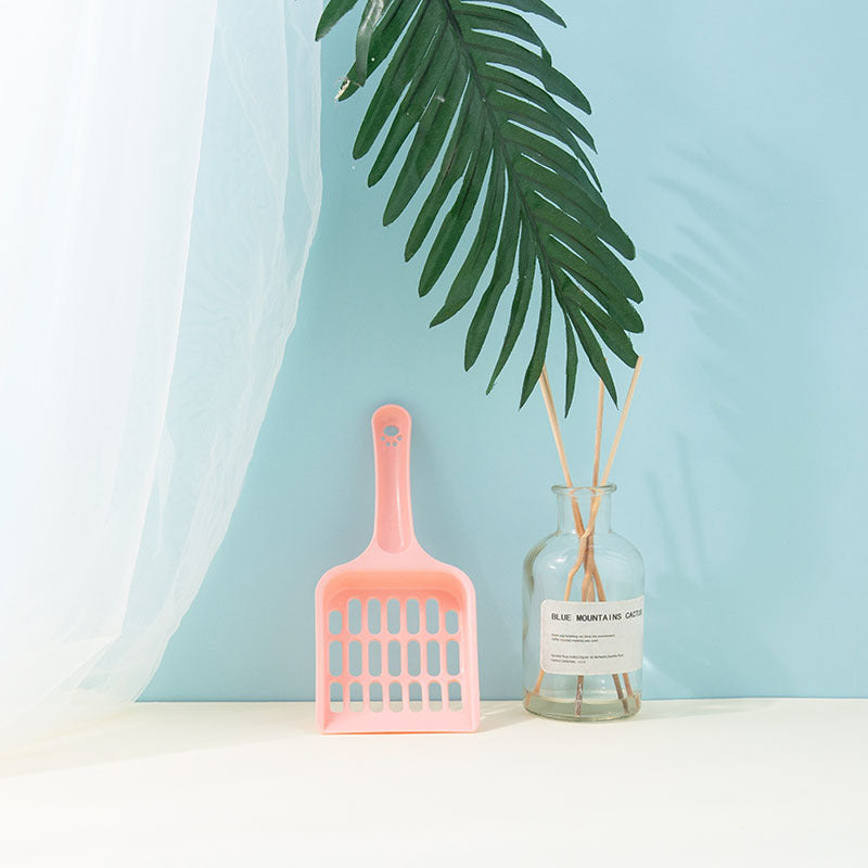 HKM-3381693 Plastic Cat Litter Shovel - Multi-Color Small Cleaning Tool for Easy Pet Waste Removal