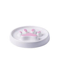 HKM-3382077 Ceramic Slow Food Bowl for Dogs and Cats - Available in Pink, Yellow, and Black