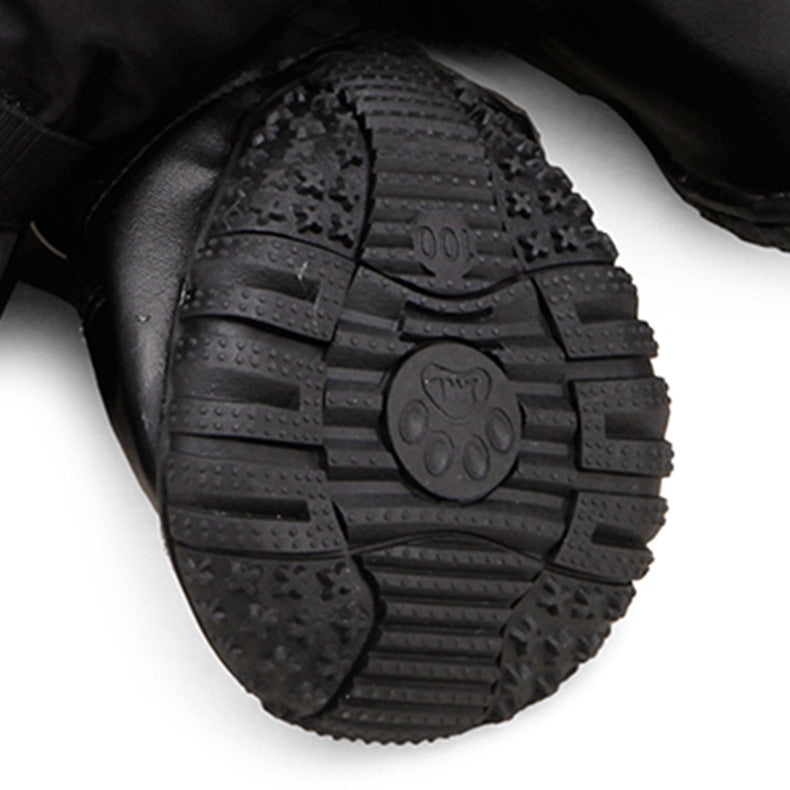 HKM-3382717 Waterproof and Snowproof Dog Shoes - Comfortable Rubber Rain Boots in Various Colors