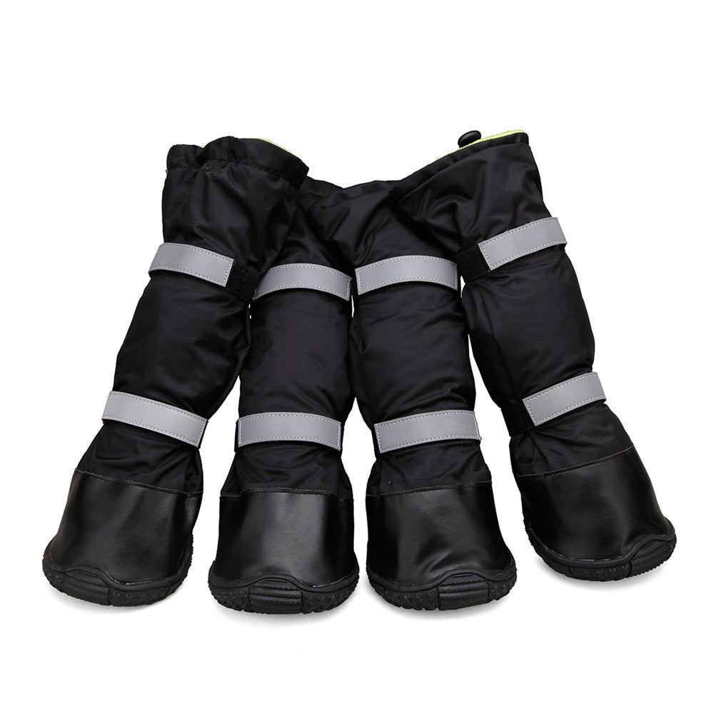HKM-3382717 Waterproof and Snowproof Dog Shoes - Comfortable Rubber Rain Boots in Various Colors
