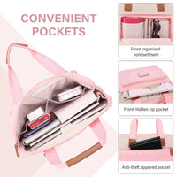 HKM-338387 Lightweight Laptop Briefcase for Women - Stylish Carry-On Bag for Work, College, and Travel