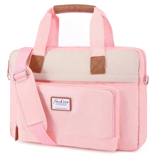HKM-338387 Lightweight Laptop Briefcase for Women - Stylish Carry-On Bag for Work, College, and Travel