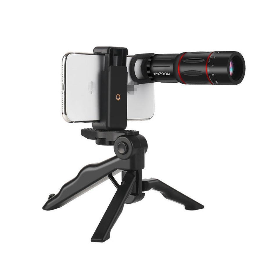 HKM-338387 Mobile Phone Universal 15-45X Zoom Telescope with Clip and Accessories