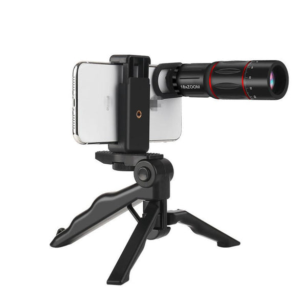 HKM-338387 Mobile Phone Universal 15-45X Zoom Telescope with Clip and Accessories