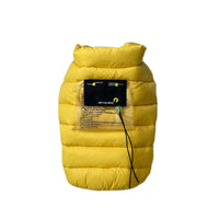 HKM-3384253 Warm Down Jacket for Small and Medium Dogs and Cats - Stylish and Comfortable in Yellow and Black