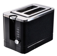 HKM-338579 Stainless Steel 750W 2-Slice Toaster with Adjustable Browning Control