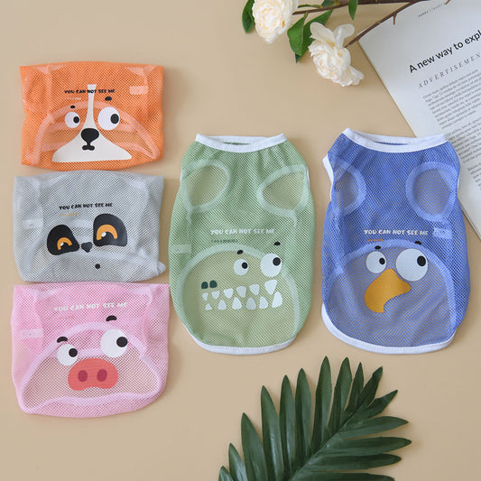 HKM-3386429 Cool Mesh Dog Vest for Spring & Summer - Multiple Colors & Sizes Available
