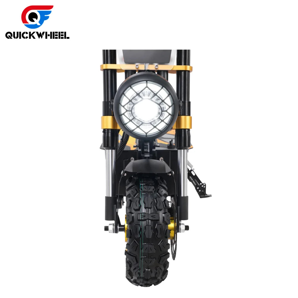 HKM-338707 Dual Motor Electric Scooter 60V 40Ah, 120Km Range, 6000W, 11 Inch Fat Tires, Folding Design