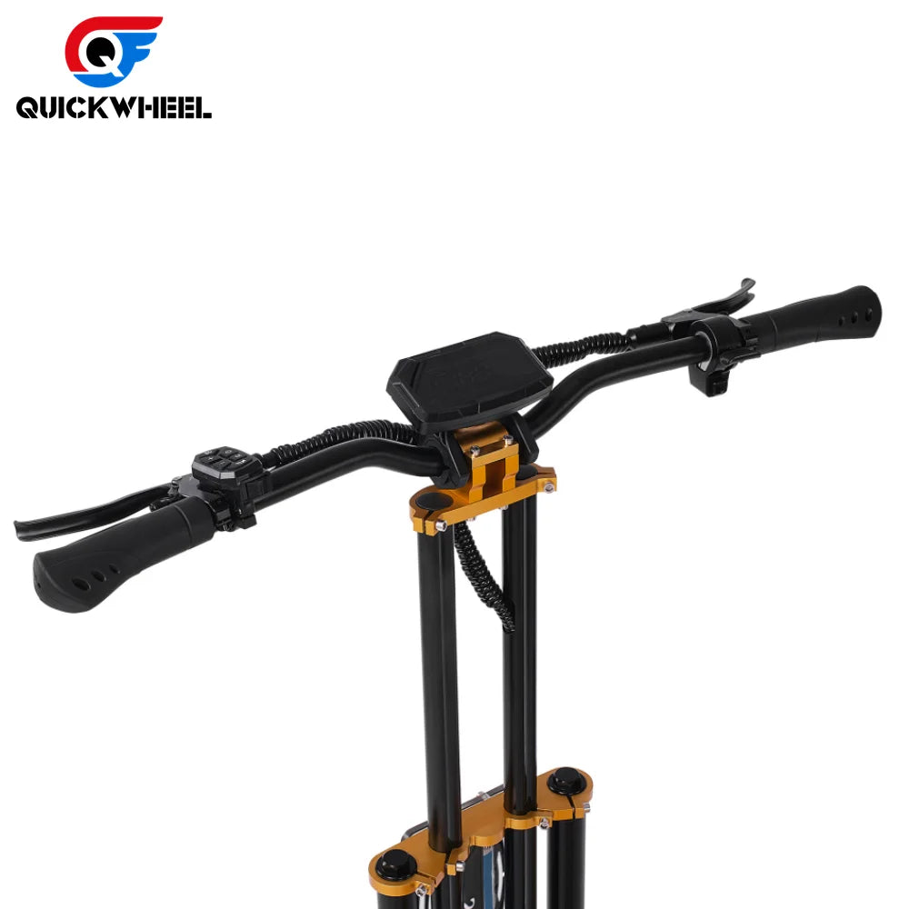 HKM-338707 Dual Motor Electric Scooter 60V 40Ah, 120Km Range, 6000W, 11 Inch Fat Tires, Folding Design
