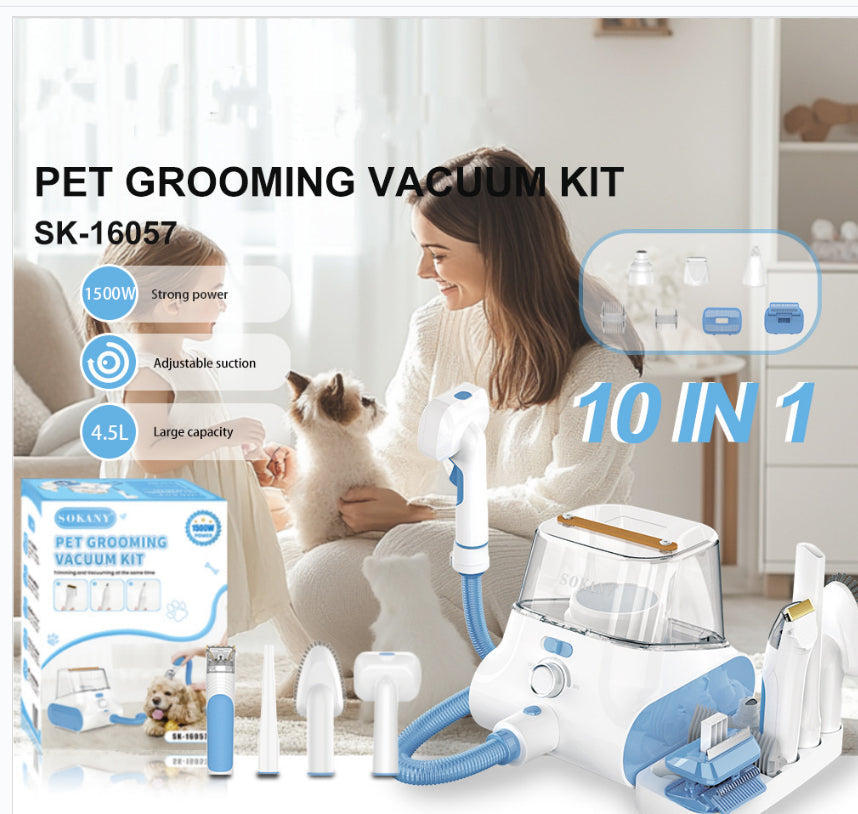 HKM-3387453 Multifunctional Pet Grooming Device for Dogs and Cats - Nail Grinding, Drying, and Shaving