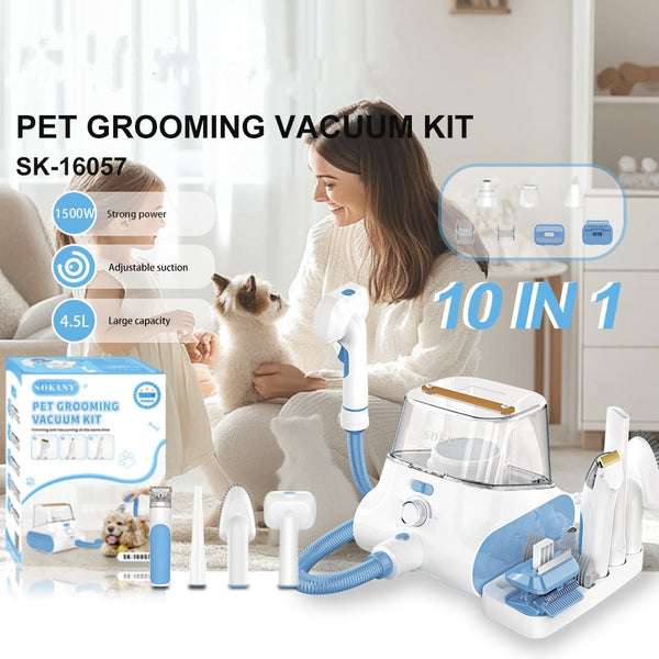 HKM-3387453 Multifunctional Pet Grooming Device for Dogs and Cats - Nail Grinding, Drying, and Shaving