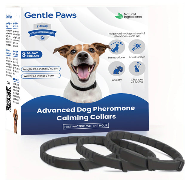 HKM-3387837 Pet Calming Collar for Cats and Dogs - 3 Pack, 4 Pack Options Available, Plastic Material, Plain Design