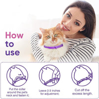 HKM-3387837 Pet Calming Collar for Cats and Dogs - 3 Pack, 4 Pack Options Available, Plastic Material, Plain Design