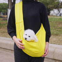 HKM-3388093 Polyester Pet Crossbody Bag with Pockets for Easy Carrying, Holds Up to 15 Jin