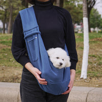 HKM-3388093 Polyester Pet Crossbody Bag with Pockets for Easy Carrying, Holds Up to 15 Jin
