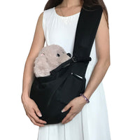 HKM-3388093 Polyester Pet Crossbody Bag with Pockets for Easy Carrying, Holds Up to 15 Jin