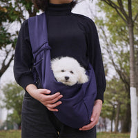 HKM-3388093 Polyester Pet Crossbody Bag with Pockets for Easy Carrying, Holds Up to 15 Jin