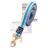 HKM-3391421 Pet Leash - Durable Polyester Dog Walking Rope in Red and Blue