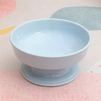 HKM-3391805 Pet Ceramic Tall Bowl for Cervical Spine Protection in Purple or Blue