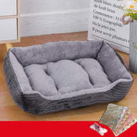 HKM-3393469 All-Season All-Purpose Pet Mat and Kennel with Blanket and Toy Options in Various Colors and Sizes