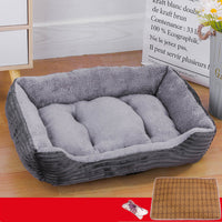 HKM-3393469 All-Season All-Purpose Pet Mat and Kennel with Blanket and Toy Options in Various Colors and Sizes