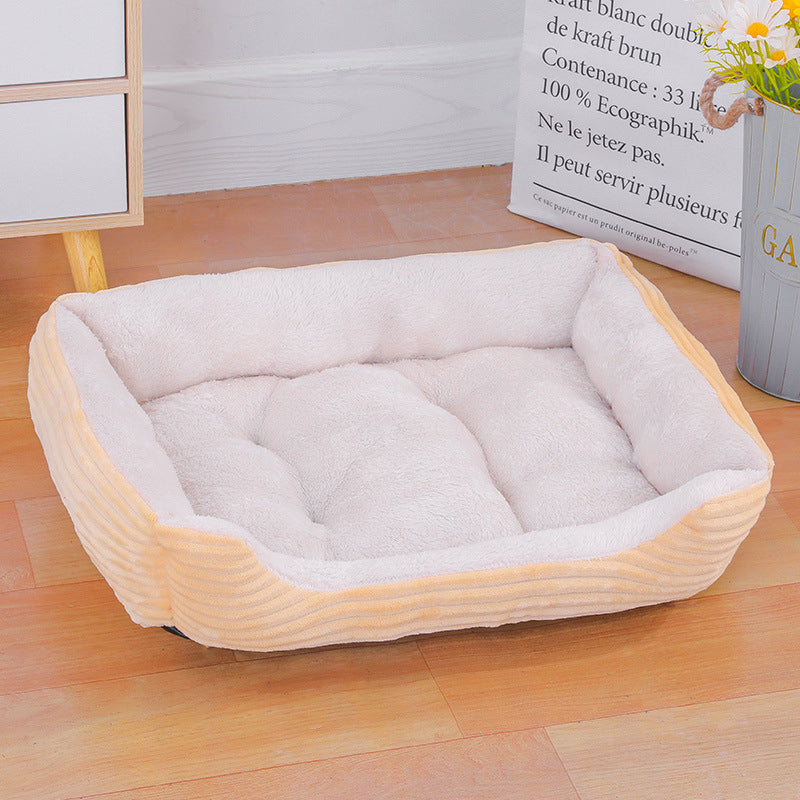 HKM-3393469 All-Season All-Purpose Pet Mat and Kennel with Blanket and Toy Options in Various Colors and Sizes