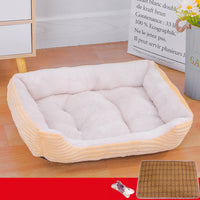 HKM-3393469 All-Season All-Purpose Pet Mat and Kennel with Blanket and Toy Options in Various Colors and Sizes