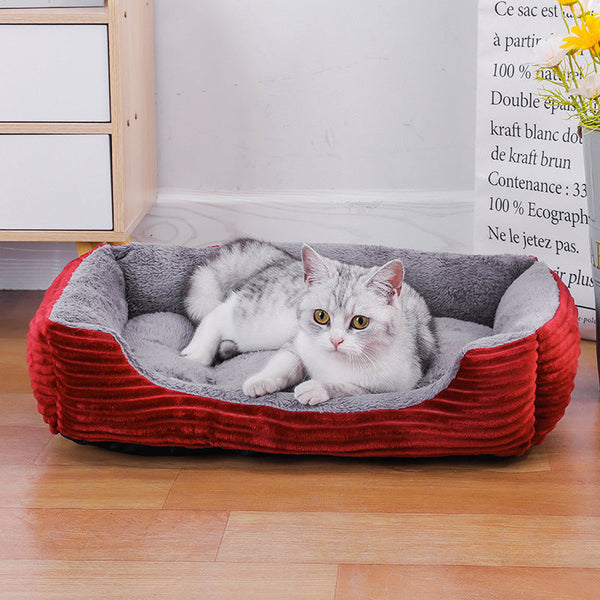 HKM-3393469 All-Season All-Purpose Pet Mat and Kennel with Blanket and Toy Options in Various Colors and Sizes
