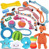 HKM-339347 Durable 18-Pack Teeth Cleaning Interactive Chew Dog Toys Set