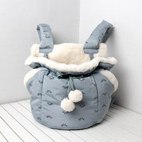 HKM-3393853 Cozy Winter Pet Carrier Backpack for Outdoor Travel with Open Design
