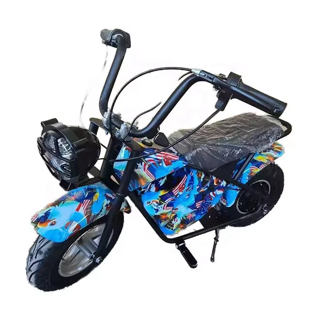 HKM-339411 350W 36V Mini Electric Motorcycle Scooter for Kids with Headlight, Off-Road Capability, Max Speed Under 40km/h