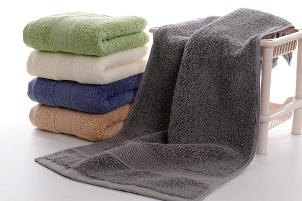 HKM-339411 Absorbent Cotton Towel – Quick Drying, Random Colors, 36 x 76 cm