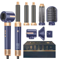 HKM-339475 Multifunctional 7-in-1 High-Speed Hair Dryer and Straightening Comb with Negative Ion Technology