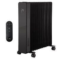 HKM-339603 1000W Portable Oil-Filled Radiator Heater with Remote Control and Adjustable Thermostat