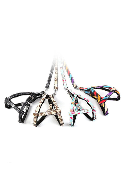 HKM-3397181 Camouflage Denim Pet Leash Stickers in Various Sizes and Colors