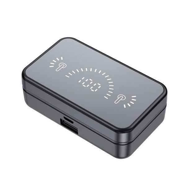 HKM-339731 Wireless Dual-Call Bluetooth Headset with Digital Display and Voice Control - Bluetooth 5.0