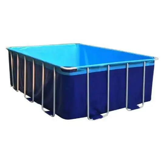 HKM-339859 Metal Frame Folding Swimming Pool for Outdoor Family Fun