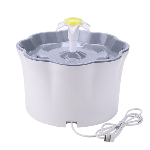 HKM-339859 Pet Water Fountain with 2.6L Capacity, PP Resin, Cotton Filter & Activated Carbon