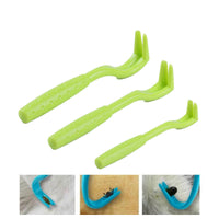 HKM-3398845 Dog Tick Removal Tool Set - 3-Piece Kit for Flea and Lice Elimination in Pets