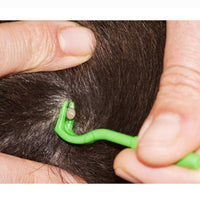HKM-3398845 Dog Tick Removal Tool Set - 3-Piece Kit for Flea and Lice Elimination in Pets